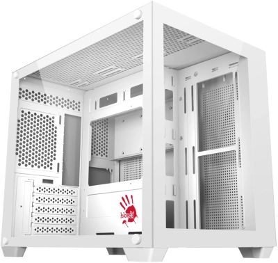 Корпус Bloody BD-CC108 белый без БП mATX 9x120mm 2xUSB3.0 audio bott PSU