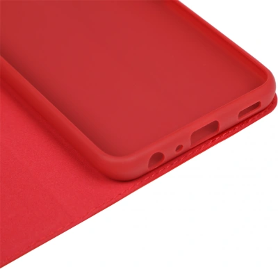 Чехол (флип-кейс) BoraSCO для Samsung Galaxy A03 Core Book Case красный (40948)
