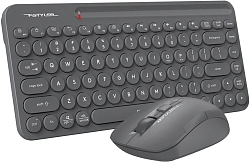 Клавиатура + мышь A4Tech Fstyler FG3200 Air2 клав:серый мышь:серый USB беспроводная slim Multimedia