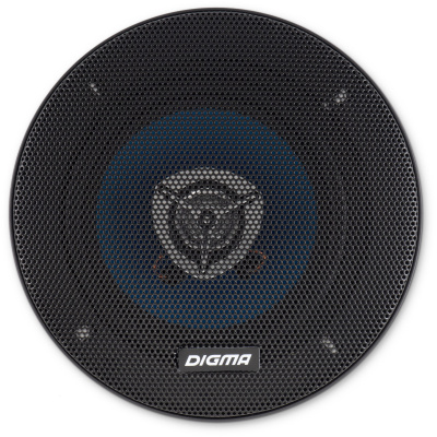 Колонки автомобильные Digma DCA-B502 200Вт 90дБ 4Ом 13см (5дюйм) (ком.:2кол.) коаксиальные двухполосные