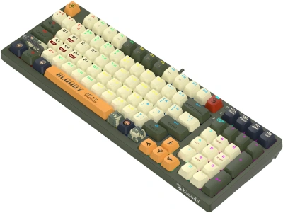 Клавиатура A4Tech Bloody S98 Aviator механическая зеленый USB for gamer LED (S98 AVIATOR)