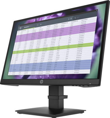 Монитор HP 21.5" P22 G4 черный IPS LED 16:9 HDMI матовая 250cd 178гр/178гр 1920x1080 60Hz VGA DP FHD 4.14кг