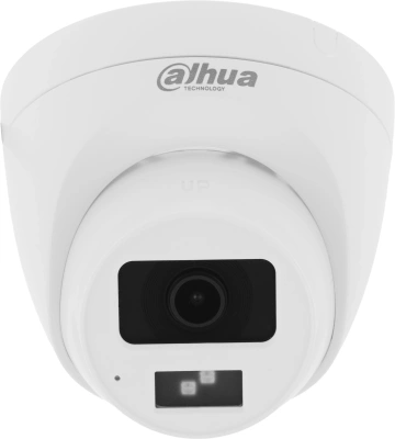 Камера видеонаблюдения аналоговая Dahua DH-HAC-HDW1500CLQP-IL-A-0280B-S2 2.8-2.8мм HD-CVI HD-TVI цв. корп.:белый (DH-HAC-HDW1500CLQP-IL-A-0280B)