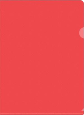 Папка-уголок Buro -E120BU/RED тисненый A4 пластик 0.12мм красный