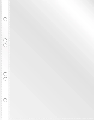 Папка-вкладыш Бюрократ Премиум -013A5T тисненые A5 40мкм (упак.:100шт)