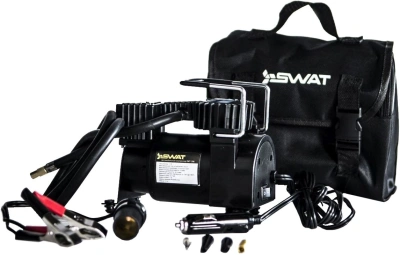 Автомобильный компрессор Swat SWT-206 60л/мин шланг 1м