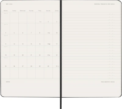 Еженедельник Moleskine PRO VERTICAL Large 130х210мм 168стр. черный