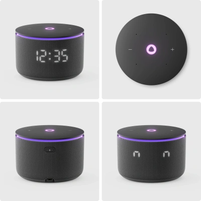 Умная колонка Yandex Станция Мини 3 Про Алиса черный 18W 2.0 BT/Wi-Fi (YNDX-00059BLK)