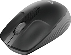 Мышь Logitech M190 черный/темно-серый оптическая 1000dpi беспров. USB 2but (910-005913)