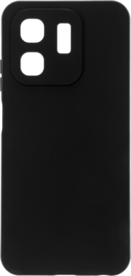 Чехол (клип-кейс) BoraSCO для Infinix Hot 50i Silicone Case черный (73768)