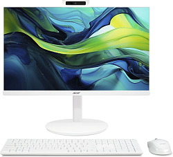 Моноблок Acer Aspire C27-1E13U5UNH 27" Full HD i5 1334U (1.3) 16Gb SSD512Gb Iris Xe Graphics CR Eshell GbitEth WiFi BT 90W клавиатура мышь Cam белый 1920x1080