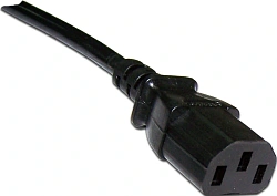 Шнур питания Lanmaster LAN-PP13/SHA-10-BK C13-Schuko проводник.:3x0.75мм2 10м 220В 10А черный