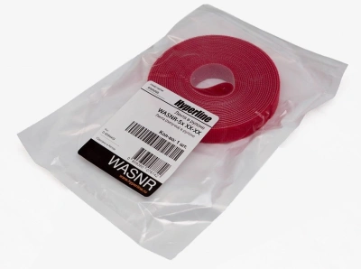Хомут-липучка Hyperline WASNR-5X25-RD 5000x25мм (упак:1шт) полиамид красный