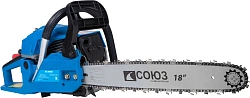 Бензопила Союз ПТС-99452Т 2350Вт 3.2л.с. дл.шины:18" (45cm)