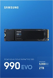 Накопитель SSD Samsung PCIe 4.0 x4 2TB MZ-V9E2T0BW 990 EVO M.2 2280