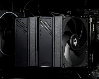 Устройство охлаждения(кулер) ID-Cooling Frozn A620 Soc-AM5/AM4/1200/1700/1851 черный 4-pin 29.85dB Al+Cu 270W 1190gr Ret (FROZN A620 BLACK)