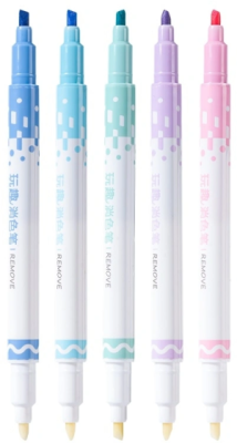 Набор текстовыделителей Deli SK216 скошенный пиш. наконечник 5цв. ассорти коробка картонная (5шт.)