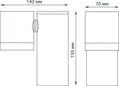 Светильник садово-парк. Gauss GD151 35Вт ламп.:1шт черный