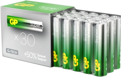 Батарея GP Super Alkaline 24AA21-2CRSWC30 AAA (30шт) спайка