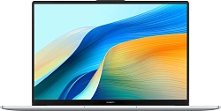 Ноутбук Huawei MateBook D 16 MCLG-X MitchellG-W5651 Core i5 13420H 16Gb SSD512Gb Intel UHD Graphics 16" IPS (1920x1200) без ОС silver WiFi BT Cam (53014QLA)