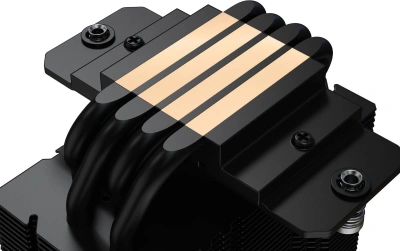 Устройство охлаждения(кулер) ID-Cooling Frozn A400 Soc-AM5/AM4/1200/1700/1851 черный 4-pin 25.8dB Al+Cu 180W 580gr Ret (FROZN A400 BLACK)