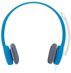 Наушники с микрофоном Logitech H150 синий/белый 1.8м накладные оголовье (981-000454)
