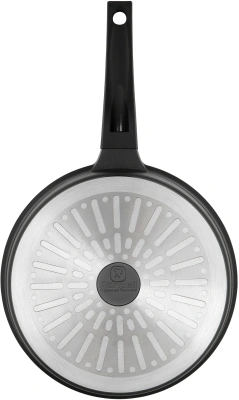 Сковорода Rondell Walzer RDA-768 круглая 26см покрытие: TriTitan ручка несъемная (без крышки) черный