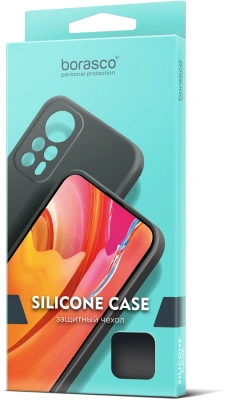 Чехол (клип-кейс) BoraSCO для Infinix Note 40 Silicone Case черный (73182)