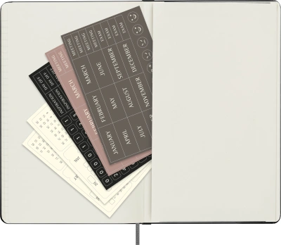 Еженедельник Moleskine CLASSIC WKNT Large 130х210мм недатир. 288 черный