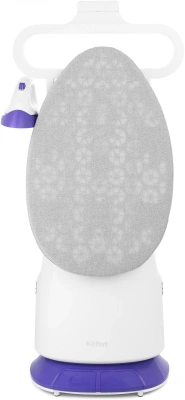 Отпариватель напольный Kitfort КТ-996 2300Вт белый/фиолетовый