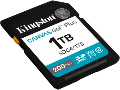 Флеш карта SDXC 1TB Kingston SDG4/1TB Canvas Go! Plus w/o adapter