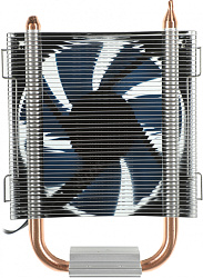 Устройство охлаждения(кулер) Deepcool Ice Blade 100 PWM Soc-AM5/AM4/1200/1700/1851 черный/синий 4-pin 15-29dB Al+Cu 100W 309gr Ret (DP-MCH1D8-IB100PWM)
