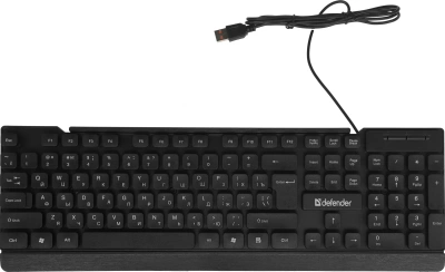 Клавиатура Defender Element HB-190 черный USB