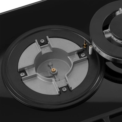 Газовая варочная поверхность Hyundai HHG 6438 BG черный