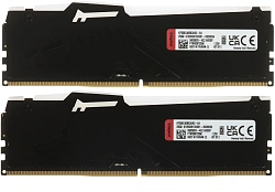 Память DDR5 2x32GB 5600MHz Kingston KF556C40BB2AK2-64 Fury Beast RGB RTL Gaming PC5-44800 CL40 DIMM 288-pin 1.25В dual rank с радиатором Ret