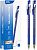 Ручка шариков. Deli EQ90 синий/золотистый d=0.7мм син. черн. карт.уп. резин. манжета чернила пониженной вязкости