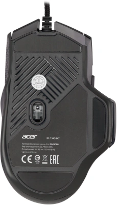 Мышь Acer OMW180 черный оптическая 6400dpi USB 9but (ZL.MCEEE.00S)