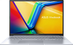 Ноутбук Asus VivoBook 16X M3604YA-MB303 Ryzen 5 7430U 16Gb SSD512Gb AMD Radeon Graphics 16" IPS WUXGA (1920x1200) без ОС silver WiFi BT Cam (90NB11A2-M00D80)