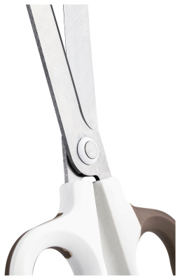 Ножницы Deli ENS056-WT Nusign офисные 145мм титановое покрытие сталь белый (упак.:1шт) блистер