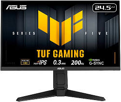 Монитор Asus 24.5" TUF Gaming VG259QL5A черный IPS LED 16:9 HDMI M/M матовая HAS Piv 300cd 178гр/178гр 1920x1080 200Hz FreeSync Premium DP FHD 4.9кг