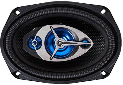 Колонки автомобильные Kicx GX-693 200Вт 92дБ 4Ом 15x23см (6x9дюйм) (ком.:2кол.) коаксиальные трехполосные