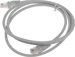Патч-корд Buro UTP-5E-1.5M-G-LSZH UTP cat.5E 1.5м серый RJ-45 (m)-RJ-45 (m)