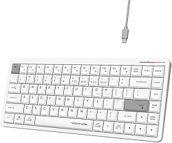 Клавиатура A4Tech Fstyler FBX53C белый USB беспроводная BT/Radio slim Multimedia (FBX53C)