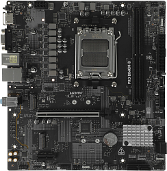 Материнская плата MSI PRO B840M-B SocketAM5 AMD B840 2xDDR5 mATX AC`97 8ch(7.1) 2.5Gg RAID+VGA+HDMI