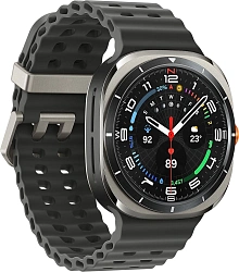 Смарт-часы Samsung Galaxy Watch Ultra LTE 47мм 1.5" AMOLED корп.серый рем.черный (SM-L705FZTACAU)