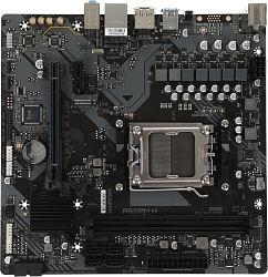 Материнская плата Gigabyte A620M H Socket AM5 AMD A620 2xDDR5 mATX AC`97 8ch(7.1) GbLAN RAID+HDMI+DP