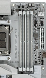 Материнская плата Gigabyte X870 A ELITE WF7 ICE Socket AM5 AMD X870 4xDDR5 ATX AC`97 8ch(7.1) 2.5Gg RAID+HDMI