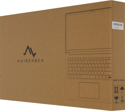 Ноутбук Maibenben M645 Ryzen 5 4600H 16Gb SSD512Gb AMD Radeon Graphics 16" IPS FHD+ (1920x1200) Linux blue WiFi BT Cam 3896mAh (M6451SF0LURE3)