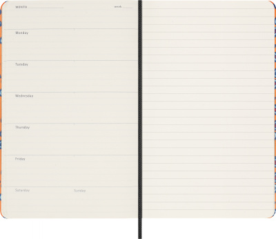 Еженедельник Moleskine LE PRESCIOUS & ETHICAL SILK 130х210мм недатир. обложка текстиль 240стр. оранжевый
