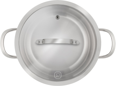 Кастрюля Rondell Calypso RDS-1672 5.8л. d=22см (с крышкой) стальной